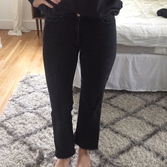 mango high waist flare jeans